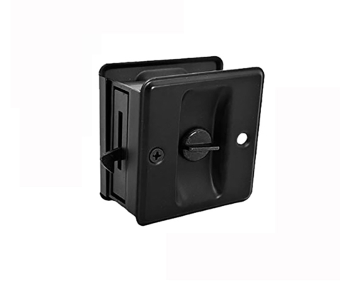 privacy pocket lock door pull